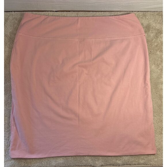 Kaffe Womens Penny Skirt XXL Pretty in Pink Stretch Cotton Blend - Picture 7 of 7